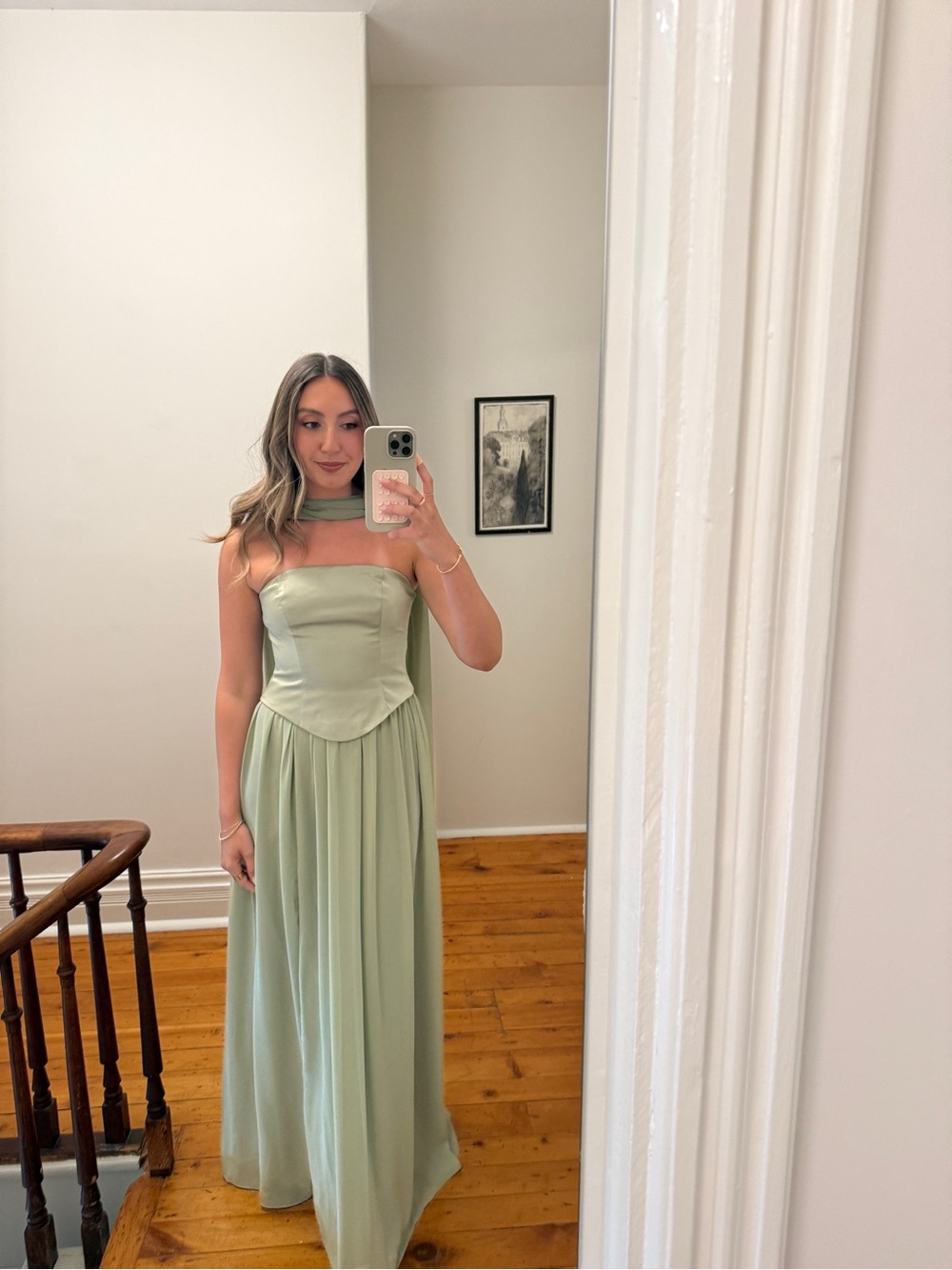 SAGE GREEN BRIDESMAID DRESS